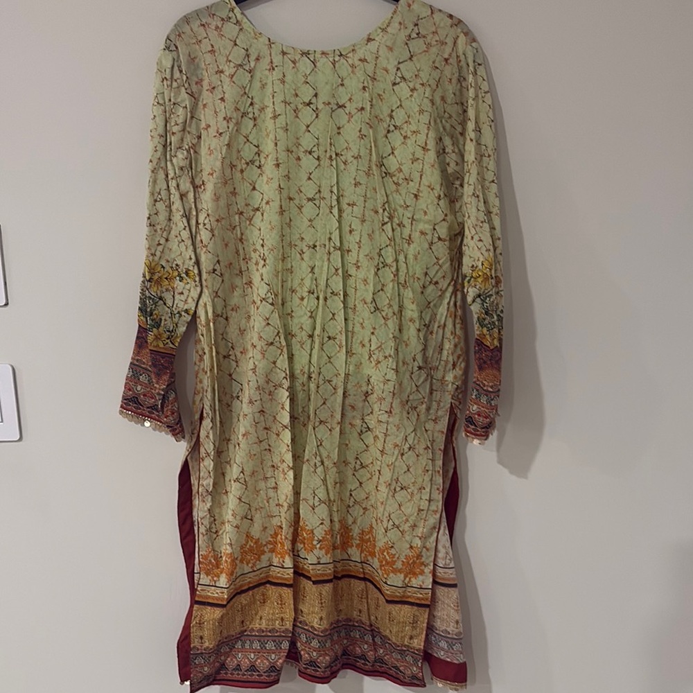 Indian Pakistani 3 pc suit size L - Picture 5 of 7